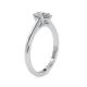 Five Prong Comfort Fit Moissanite Ring